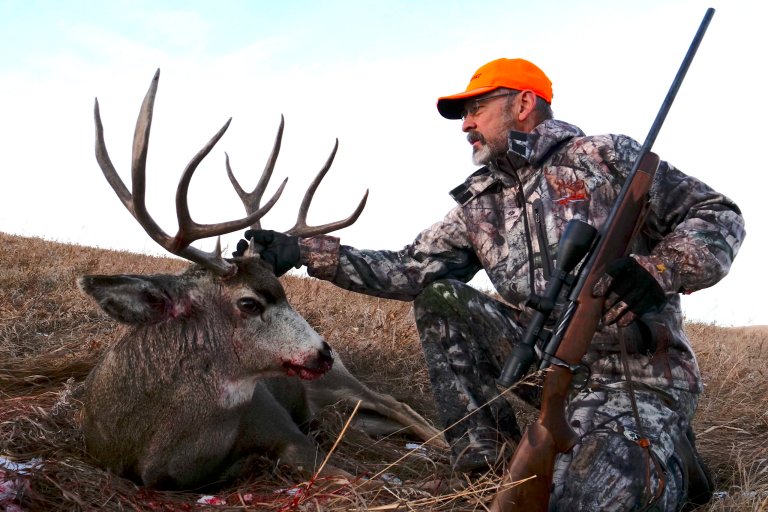 A 6.5 Creedmmor did the job on this mule deer.