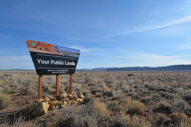 Your public lands sign